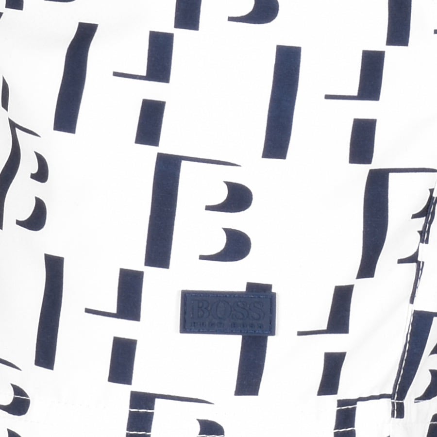 Alternative Image for ProductBOSS HUGO BOSS Seahorse Swim Shorts White3